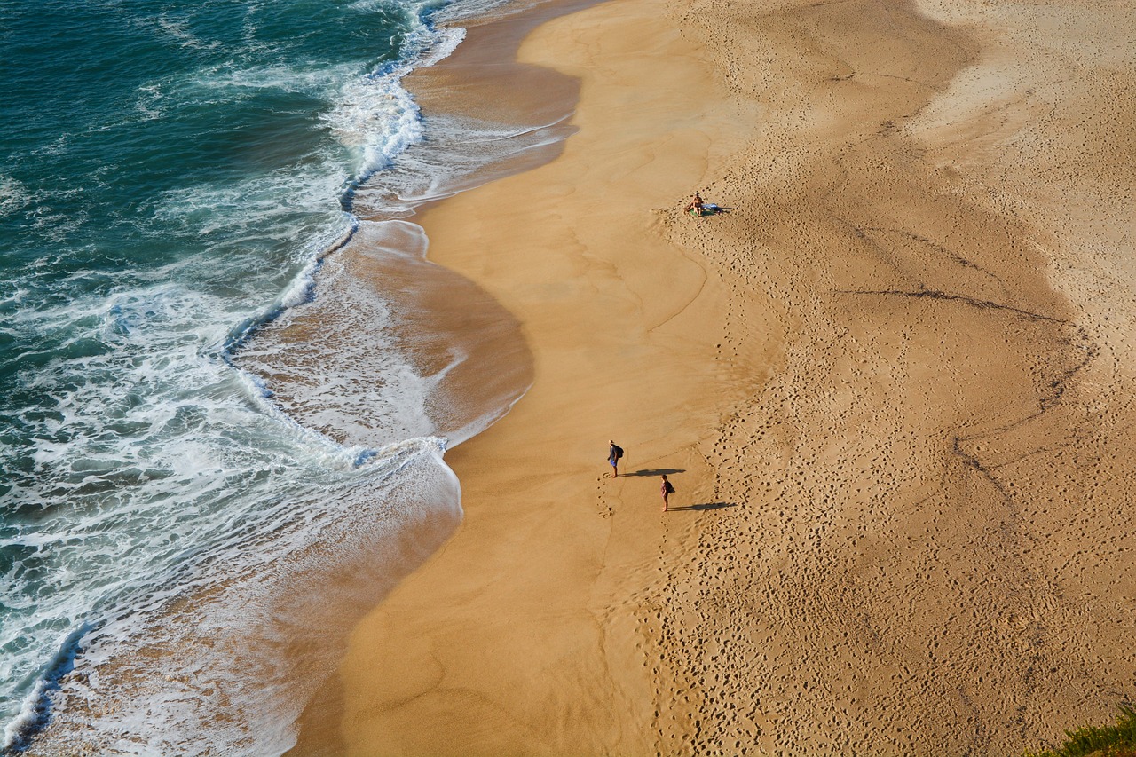 Strand in Lissabon